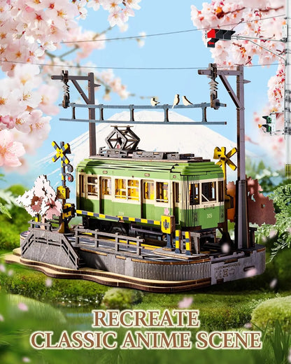 Sakura Journey Tram 3D Wooden Puzzles