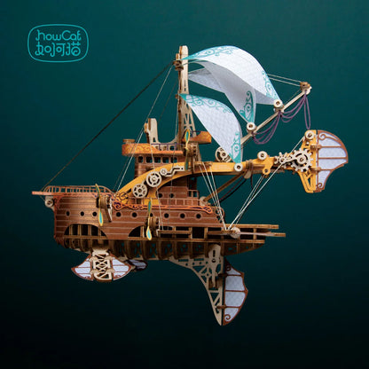 DIY 3D Wooden Puzzle Fantastic Spaceship Kits