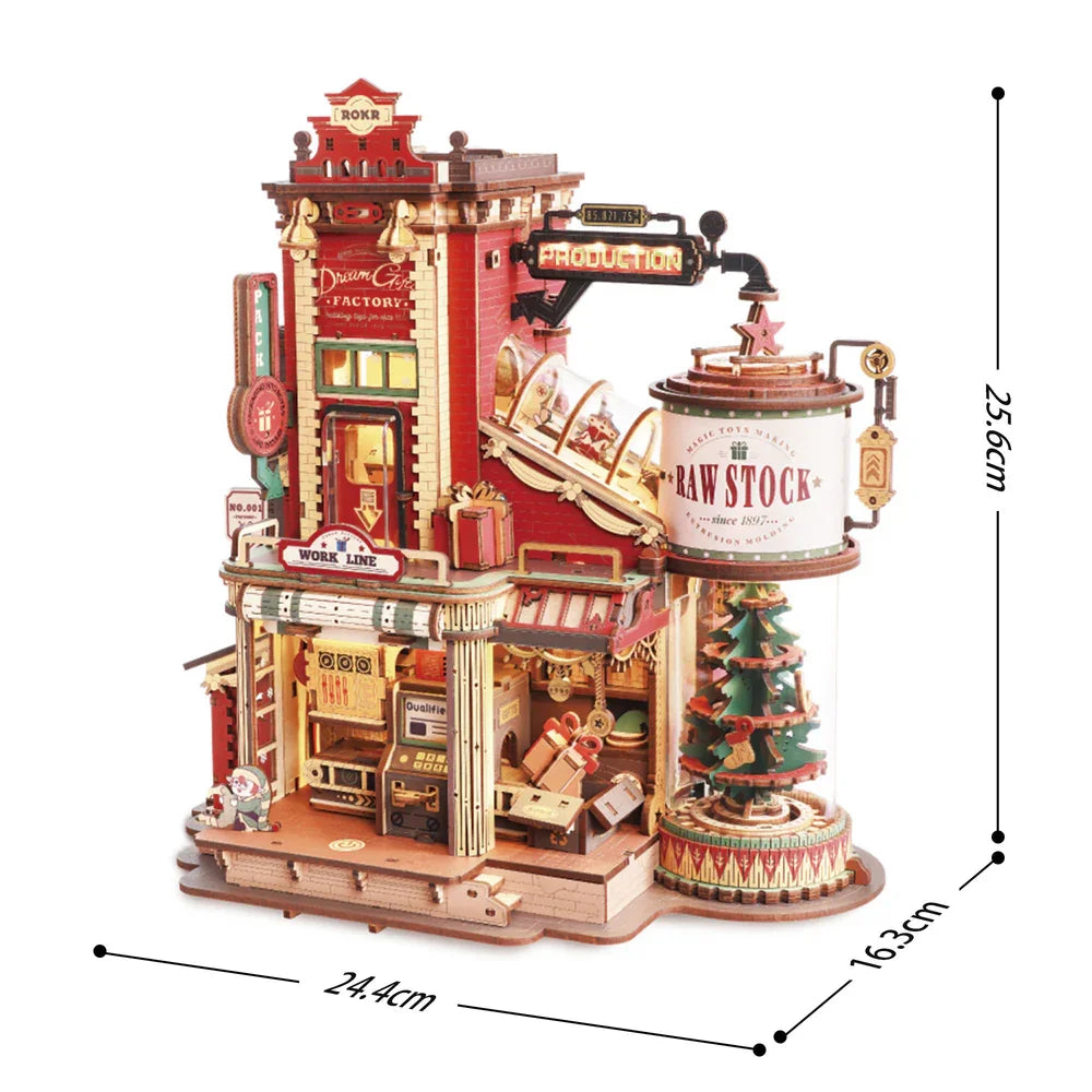 Dream Gift Factory 3D Wooden Puzzles Wooden Music Box